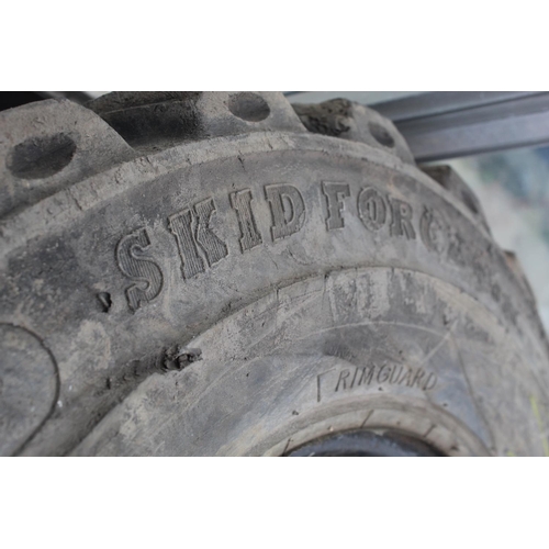 41 - 4 TYRES 12-16.5   NO  VAT