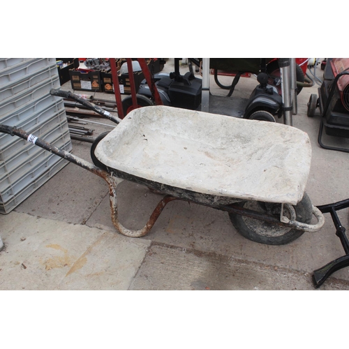 514 - A WHEEL BARROW - NO VAT