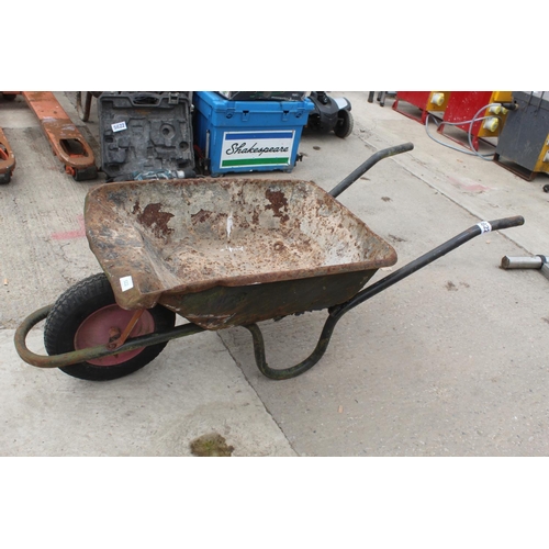 522 - A WHEEL BARROW - NO VAT