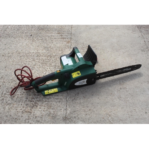 734 - BOSCH CHAINSAW  GOOD WORKING ORDER  NO  VAT