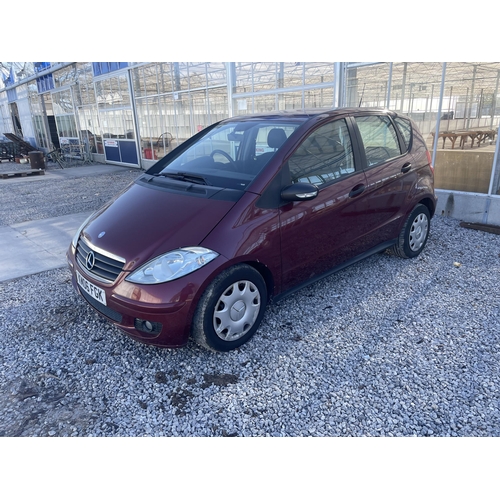 165 - A 2006 MERCEDES A180 CDI CLASSIC FIVE DOOR DIESEL HATCHBACK CAR, AUTOMATIC TRANSMISSION, 103908 MILE... 