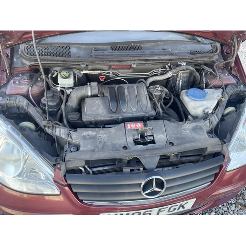 165 - A 2006 MERCEDES A180 CDI CLASSIC FIVE DOOR DIESEL HATCHBACK CAR, AUTOMATIC TRANSMISSION, 103908 MILE... 