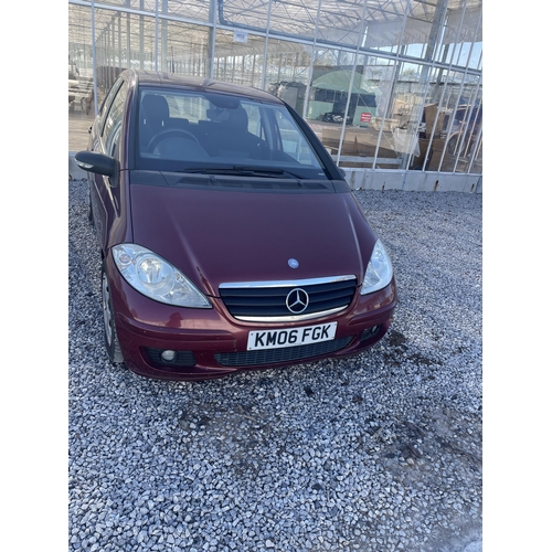 165 - A 2006 MERCEDES A180 CDI CLASSIC FIVE DOOR DIESEL HATCHBACK CAR, AUTOMATIC TRANSMISSION, 103908 MILE... 