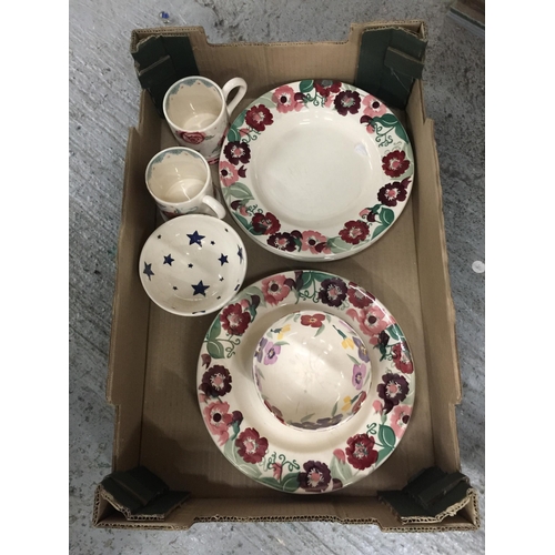 1193A - A QUANTITY OF EMMA BRIDGEWATER TO INCLUDE PLATES, BOWLS AND CUPS