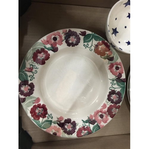 1193A - A QUANTITY OF EMMA BRIDGEWATER TO INCLUDE PLATES, BOWLS AND CUPS