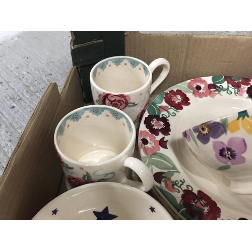 1193A - A QUANTITY OF EMMA BRIDGEWATER TO INCLUDE PLATES, BOWLS AND CUPS