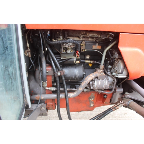 123 - A MASSEY FERGUSON 350 2WD TRACTOR UNREGISTERED B08184,  6407 HOURS  + VAT