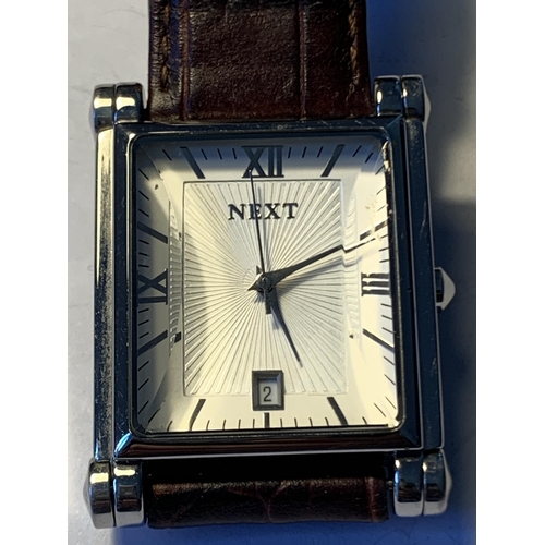 590 - A NEXT WRISTWATCH SEEN WORKING BUT NO WARRANTY