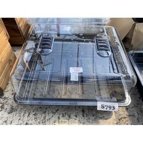 197 - FOUR 52CM PROPAGATORS NO VAT