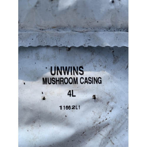 276 - THIRTY 4L BAGS OF UNWINS MUSHROOM CASING COMPSOT NO VAT