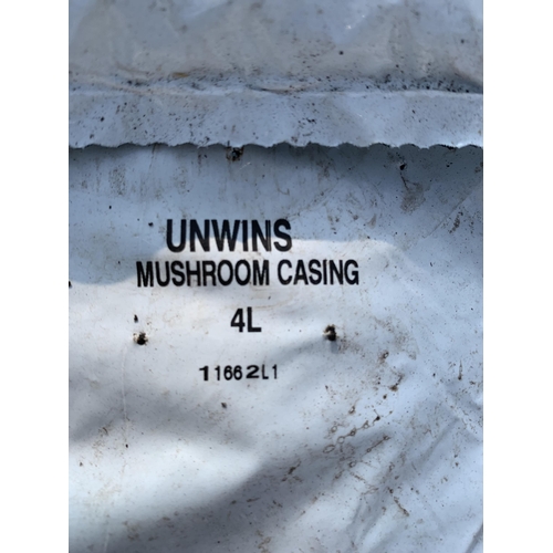 278 - THIRTY 4L BAGS OF UNWINS MUSHROOM CASING COMPSOT NO VAT