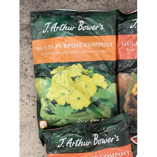 306 - TEN 2L BAGS OF  J ARTHUR BOWERS MULTI PURPOSE COMPOST NO VAT