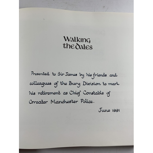 42 - * ALFRED WAINWRIGHT 'A RIBBLE SKETCHBOOK' WITH SIGNED PRESENTATION INSCRIPTION TO JAMES ANDERTON & M... 