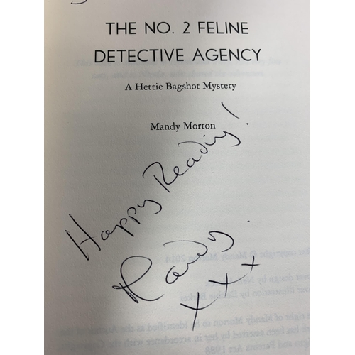 44 - * TEN BOOKS ON POLITICS, DETECTIVES, ISRAEL, MANY WITH SIGNED DEDICATIONS TO JAMES ANDERTON FROM THE... 