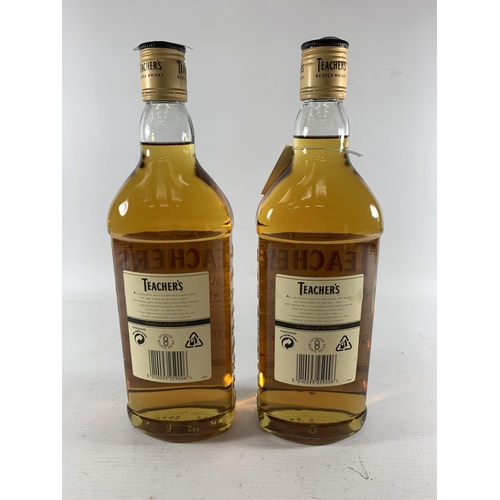 368 - 2 X 70CL BOTTLES - TEACHER'S HIGHLAND CREAM SCOTCH WHISKY