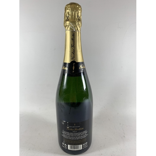 376 - 1 X 75CL BOTTLE - NICOLAS FEUILLATTE BRUT CHAMPAGNE