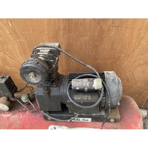 1637 - A VINTAGE CHARNWOOD 6.5 AIR COMPRESSOR