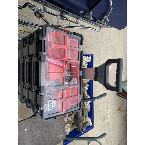 1730 - A FOUR TIER TREND STACKING TOOL BOX STORAGE SYSTEM