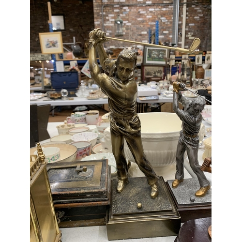 210 - A MIXED LOT VINTAGE BRASS AND COPPER, CLOCK AND TROPHIES