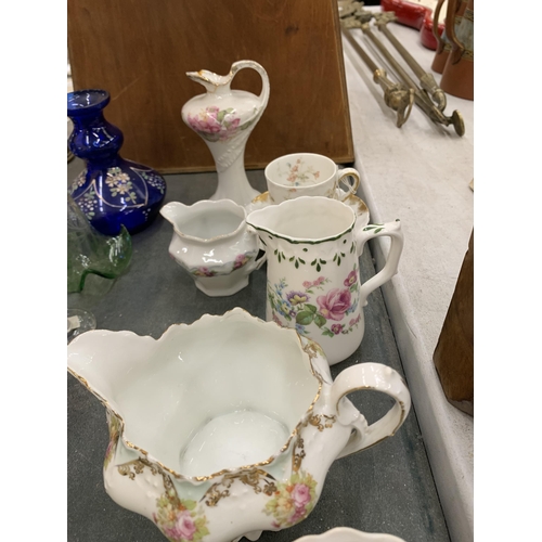 234 - A COLLECTION OF CERAMICS, AUSTRIAN M&Z CHINA ETC