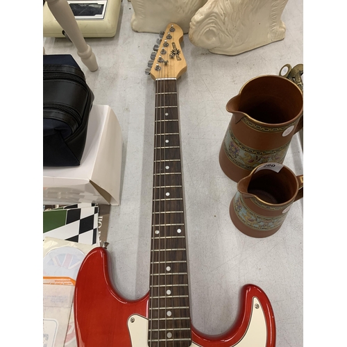 259 - A GEAR4MUSIC RED ELECTRIC GUITAR