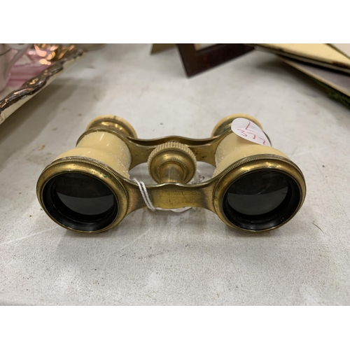 272A - TWO PAIRS OF VINTAGE OPERA GLASSES TO INCLUDE HENSHAW EXAMPLES