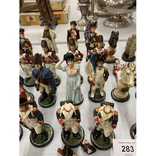 283 - A COLLECTION MILITARY SOLDIER FIGURES