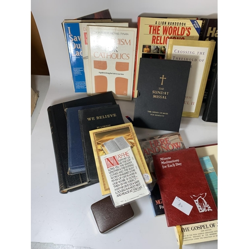 80 - * A COLLECTION OF HOLY BIBLES AND PRAYER BOOKS TO INCLUDE JAMES ANDERTONS FULL COMMUNION WITH THE RO... 