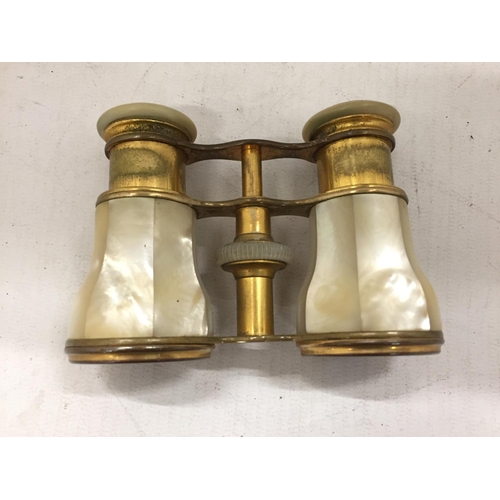 119 - A PAIR OF MOTHER OF PEARL OPERA GLASSES