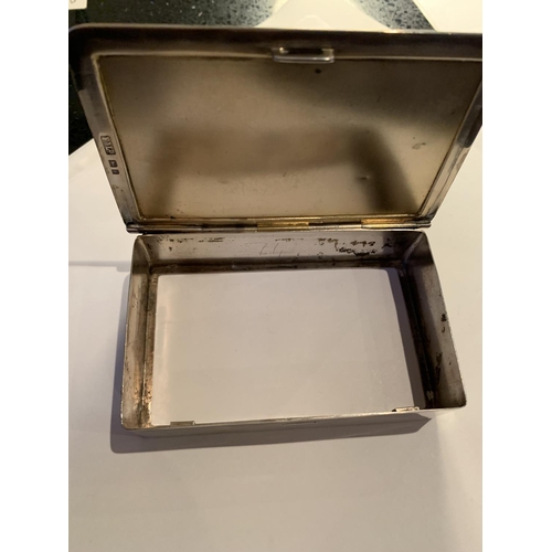 520 - A HALLMARKED LONDON SILVER BOX (NO BASE) GROSS WEIGHT 103.3 GRAMS