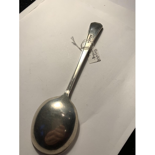 656 - A HALLMARKED SHEFFIELD 1946 SILVER SPOON GROSS WEIGHT 57.18 GRAMS