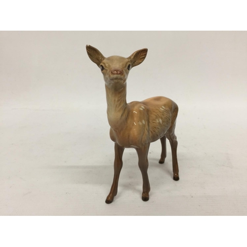 727 - A BESWICK FALLOW DEER DOE