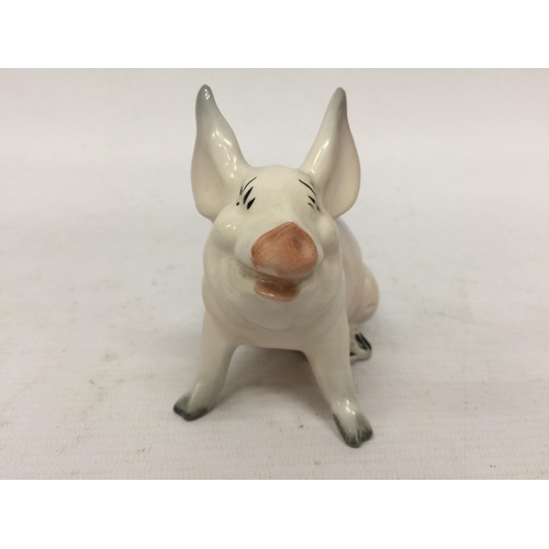 728 - A VINTAGE 1950'S BESWICK SEATED PIG