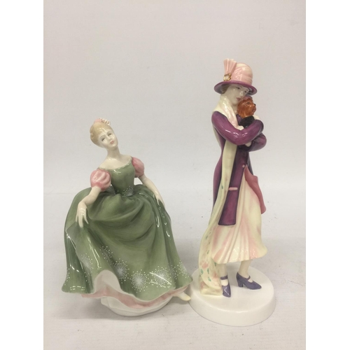 754 - TWO ROYAL DOULTON FIGURINES 