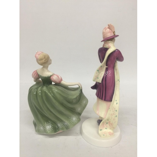 754 - TWO ROYAL DOULTON FIGURINES 