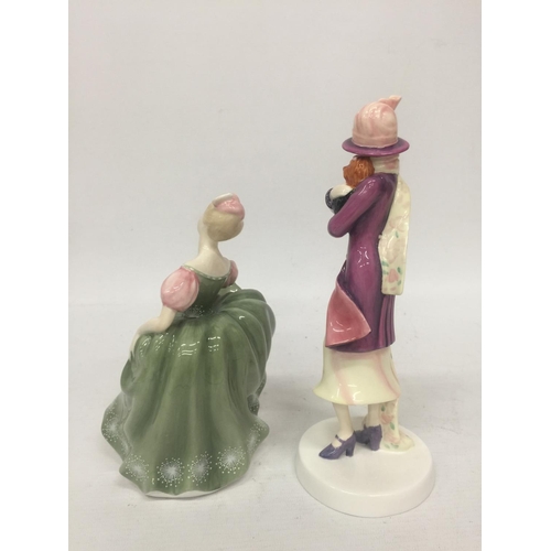 754 - TWO ROYAL DOULTON FIGURINES 