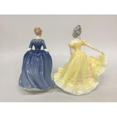 756 - TWO ROYAL DOULTON FIGURINES  