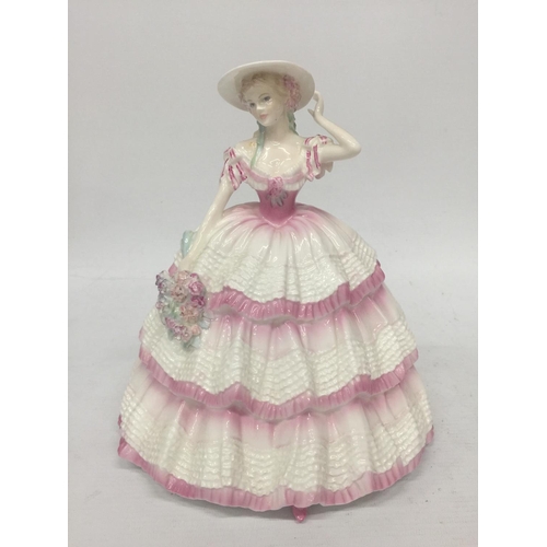 757 - A STUNNING COALPORT FIGURINE FROM THE FOUR FLOWERS COLLECTION SCULTPED BY JACK GLYNN AND BEING A LIM... 