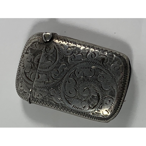 450 - A SILVER VESTA CASE