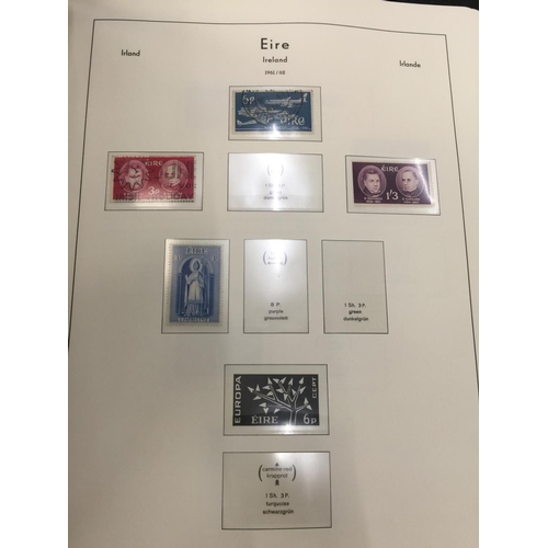 821 - A STAMP ALBUM CONTAINING A QUANTITY OF EIRE (IRISH) STAMPS