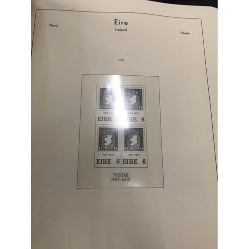 821 - A STAMP ALBUM CONTAINING A QUANTITY OF EIRE (IRISH) STAMPS