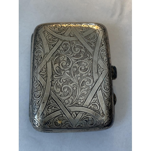 692 - A HALLMARKED BIRMINGHAM SILVER CIGARETTE CASE GROSS WEIGHT 85.7 GRAMS