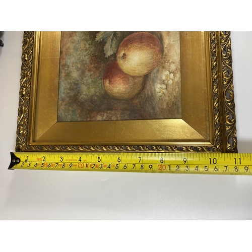 12 - A PAIR OF RAYMOND BEVINGTON, (ROYAL WORCESTER ARTIST), ORIGINAL WATERCOLOURS IN DECORATIVE GILT FRAM... 