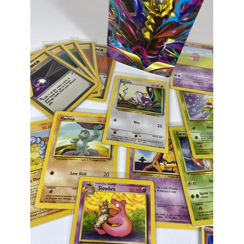 334 - A FOLDER OF 1999 POKEMON CARDS & RARE CARDS