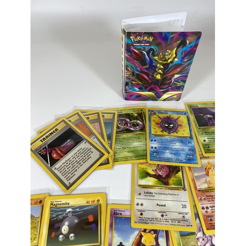 335 - A FOLDER OF 1999 POKEMON CARDS & RARE CARDS