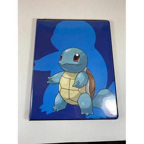 339 - A SQUIRTLE POKEMON FOLDER OF RARE CARDS, EX ERA POKEMON CARDS ETC