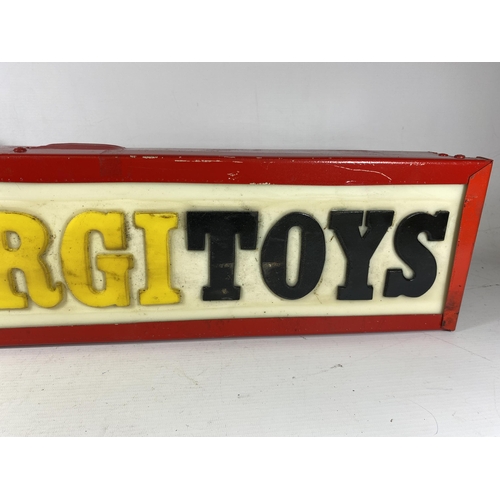 310 - A CORGI TOYS ILLUMINATED BOX SIGN, 16 X 67CM