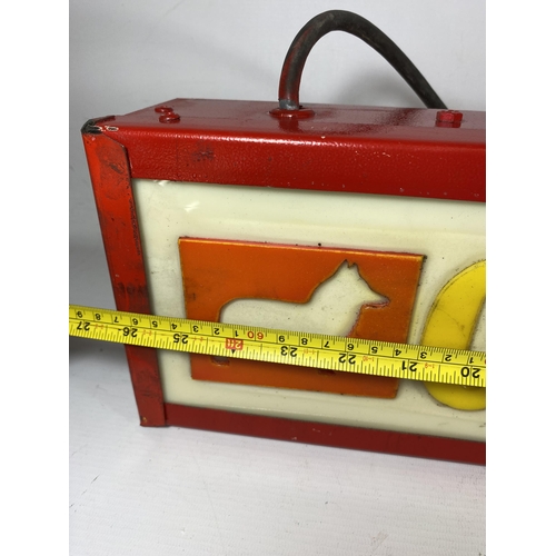 310 - A CORGI TOYS ILLUMINATED BOX SIGN, 16 X 67CM