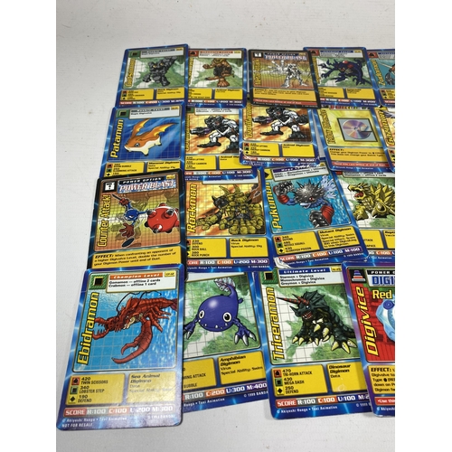 342 - A GROUP OF RETRO DIGIMON CARDS