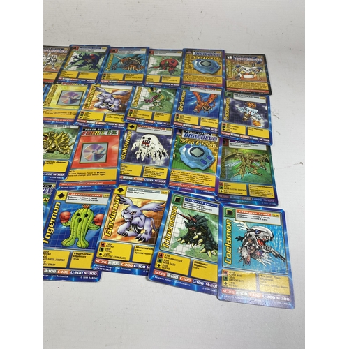 342 - A GROUP OF RETRO DIGIMON CARDS